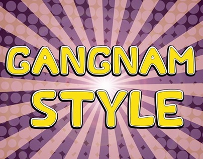 Infographic Gangnam Style