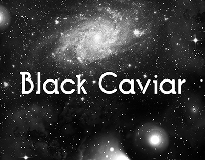 Black Caviar Font