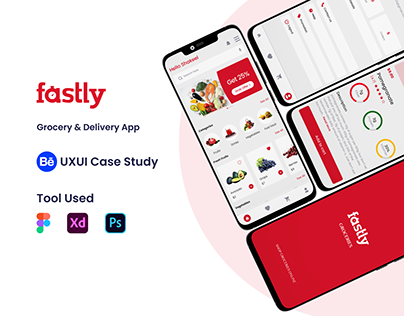 Grocery shopping and Delivery app | UX UI case study