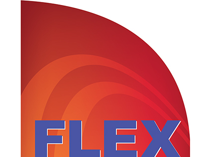 NOW outdoor wind flag created for Flex Nutrition