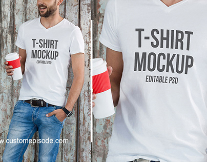 Editable PSDT-shirt mockup Free Download