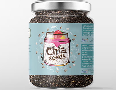 Chia seeds Package design