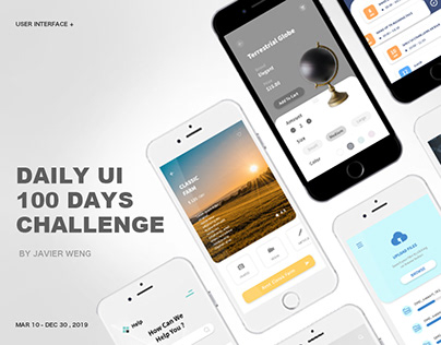 Daily Ui Challenge ｜100項互動介面設計挑戰