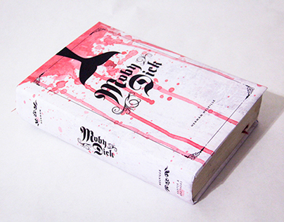Moby Dick: book cover and print collateral