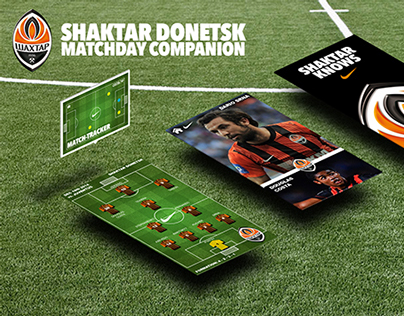 SHAKTAR DONETSK Mobile Companion App Design