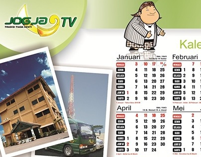 Desain kalender Jogja TV 2010 (Old Project)