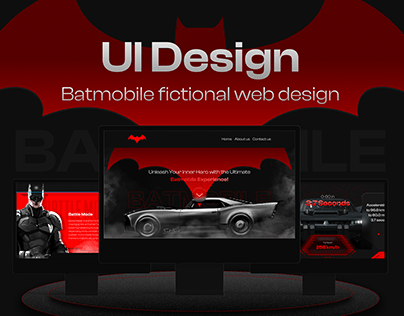 UI Design / Batmobile Website