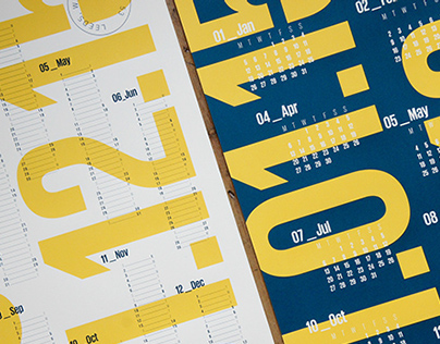 2015 Screen-Printed Calendars