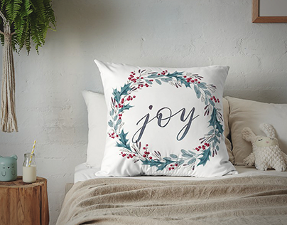 Joy — Christmas Wreath