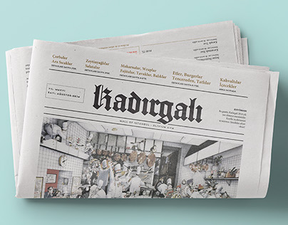 Kadırgalı Gazete Menü 2016
