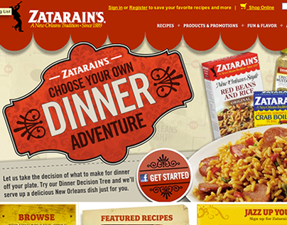Zatarain's Dinner Decision Tree Digital