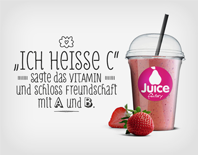 Juice Factory: Juice Bar Branding