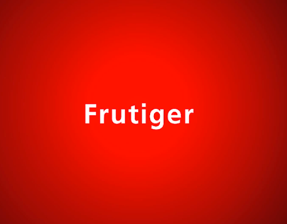 Type Specimen: Adrian Frutiger