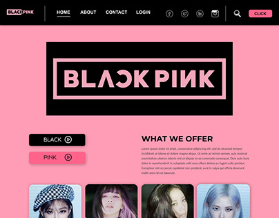 Blackpink fan made website