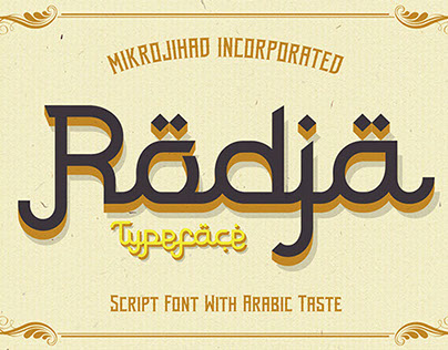 Rodja Script - Arabic Taste Typeface