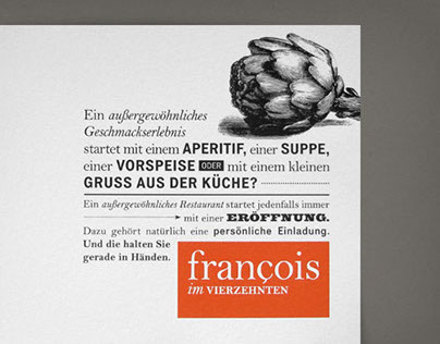 François im Vierzehnten: Restaurant Branding