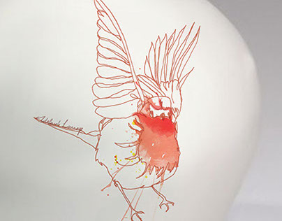 HOME - ceramic Bird 'le rouge-gorge'