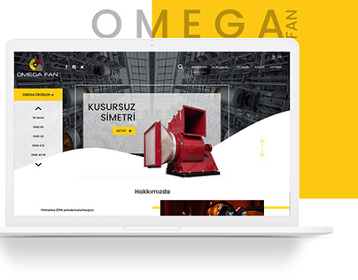 OmegaFan Web Arayüz Tasarımı