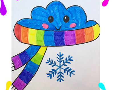 Рисунки для срисовки, снежинка для детей