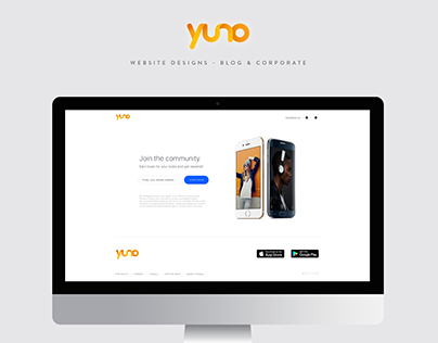 Yuno Website Designs