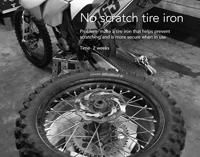 No scratch tire iron 