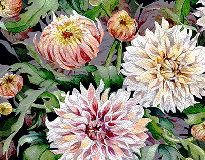 watercolor botanical print