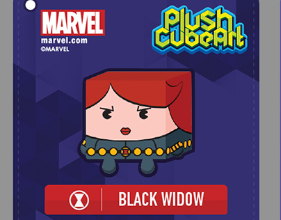 Black Widow Plush Cubeart