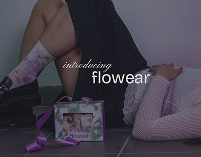 Flowear-ecoprinted socks package design