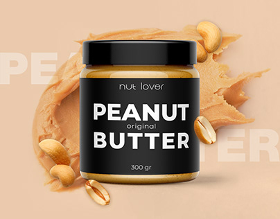 «NUT LOVER» Peanut Butter Jar