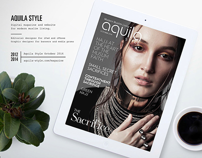 Editorial design: Aquila Style tablet magazine