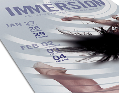 Immersion Modern Dance Poster