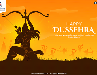 Happy Dussehra To All From Wider World Immigration