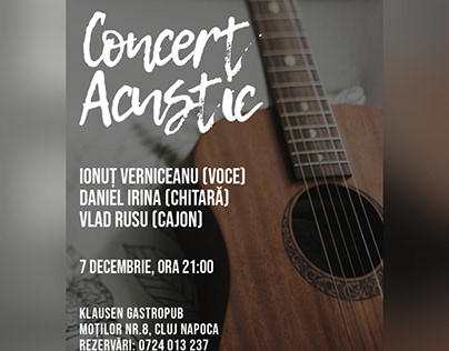 Concert poster Klausen
