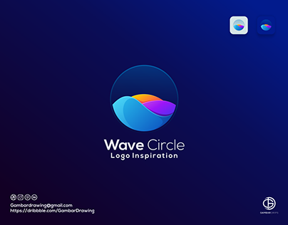Wave Circle logo inspiration