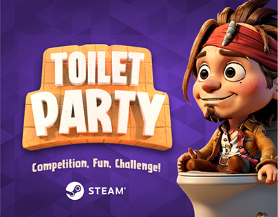 Toilet Party Name Splash/Steam