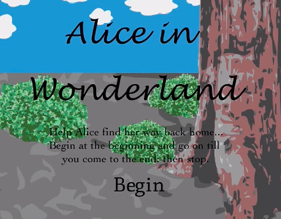 Alice in Wonderland Game 