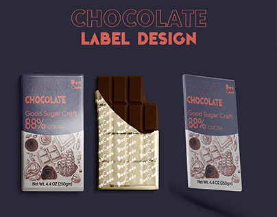 Chocolate Label Design