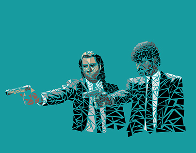 Pulp Fiction in shapes