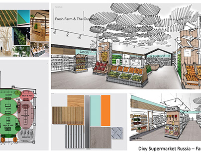 Dixy Supermarket Concept -Russia