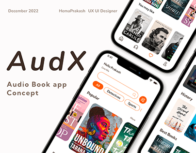 Audio book App Concept