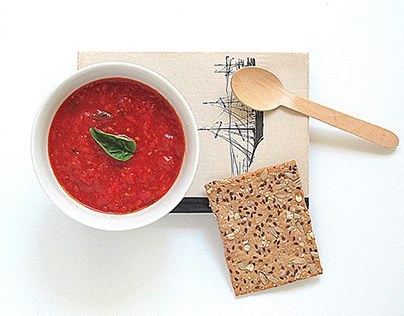 roasted red pepper and tomato soup