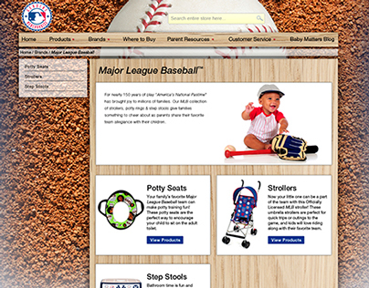 Major League Baseball website development