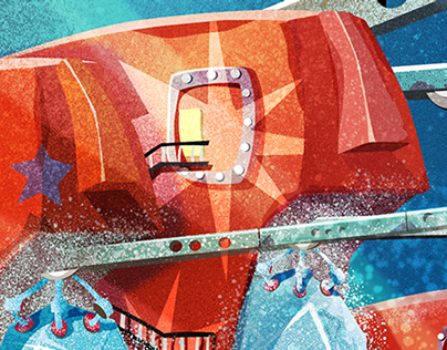 Concept Design for next book, "Ice Boat"