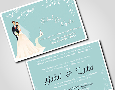 Wedding Invite - Gokul & Lydia 