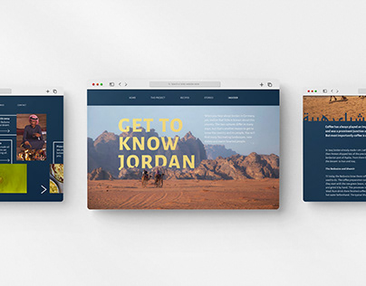 Jordanische Kochwebseite - Prototyp