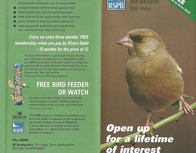 RSPB joining form