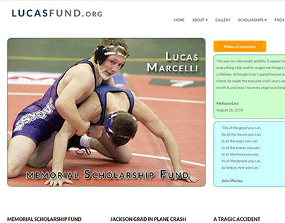Lucas Fund org Responsive Website