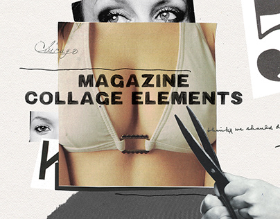 Collage elements pack/ Free elements