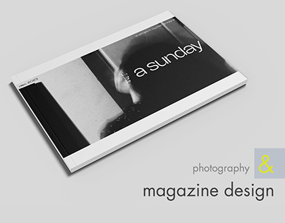 "a sunday"- Concept shoot & Magazine design