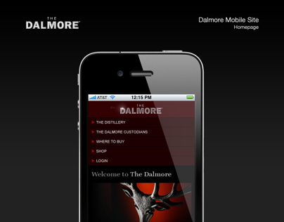Dalmore Whisky Mobile Site